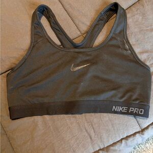 Nike Pro Women's Dark Gray Sports Bra